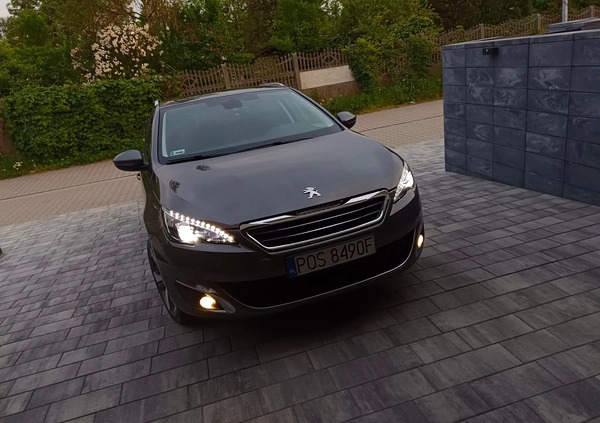 Peugeot 308 cena 44599 przebieg: 80000, rok produkcji 2016 z Jedlicze małe 742